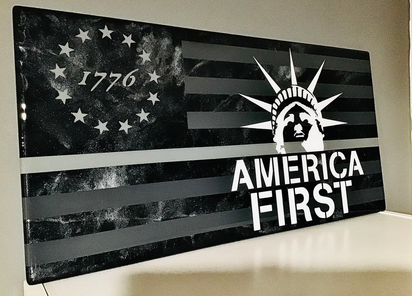 America First Epoxy Flag