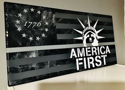 America First Epoxy Flag