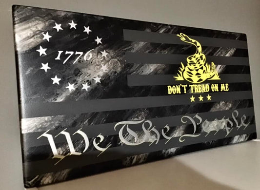 Don't Tread on Me Epoxy Flag